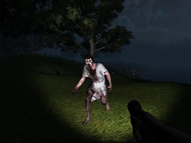 Publisher preview of Code_12's dark outdoor environment