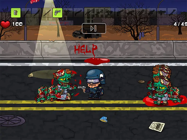 Swat vs Zombies game preview